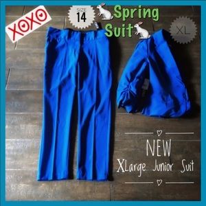NWT XO Brand Junior Size Blue Suit